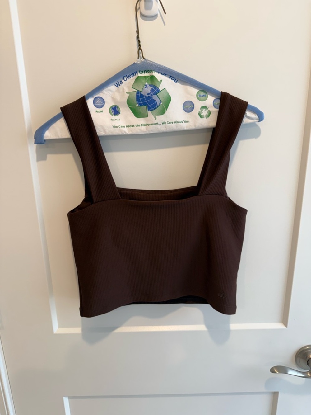 cloud form crop top - espresso brown - Picture 2 of 5